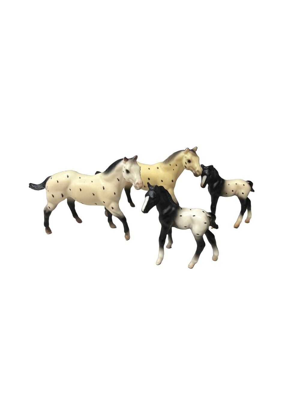 Vintage Breyer Stablemates Leopard Appaloosa Foal Mare Two Sets 4 Horses